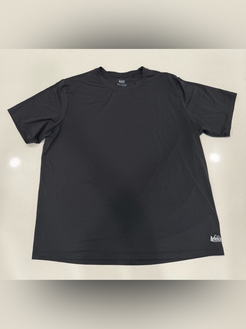 REI Black Short Sleeve Crew Tee